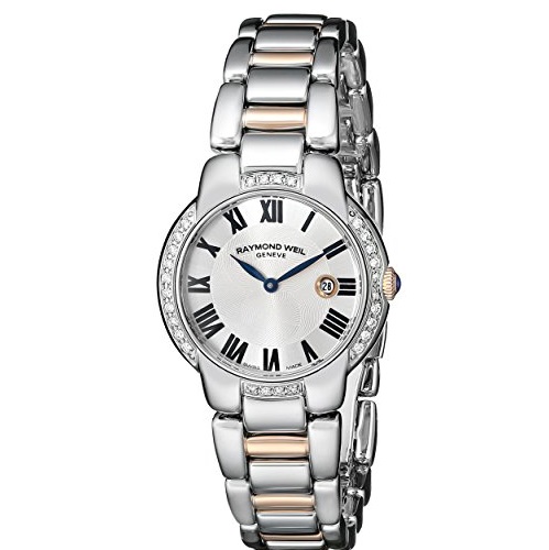 Raymond Weil Women's 5229-S5S-01659 Jasmine Analog Display Swiss Quartz Two Tone Watch, only $876.00, free shipping after using coupon code 