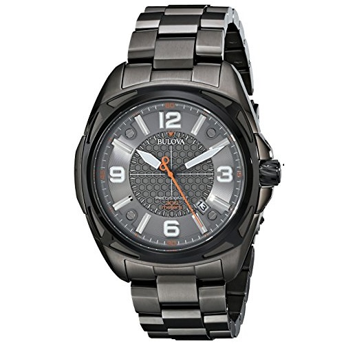 Bulova Men's 98B225 Precisionist Analog Display Japanese Quartz Grey Watch, only $159.99, free shipping