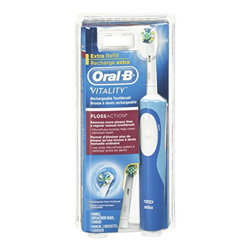 Oral-B Vitality Floss Action Rechargeable Electric Toothbrush 1 Count, only $17.97