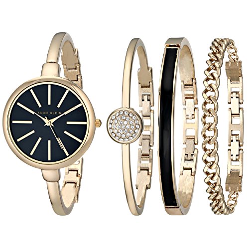 Anne Klein Women's AK/1470 Watch and Bracelet Set, only $43.99, free shipping