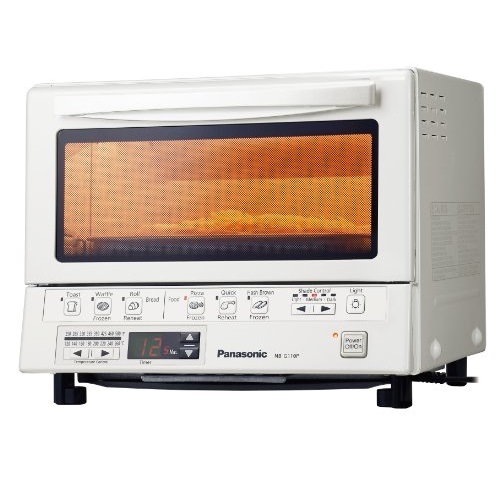 Panasonic PAN-NB-G110PW Flash Xpress Toaster Oven, White, only $95.95, free shipping