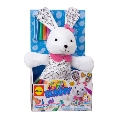 ALEX Toys Craft Color & Cuddle Bunny Soft Toy, only $12.50