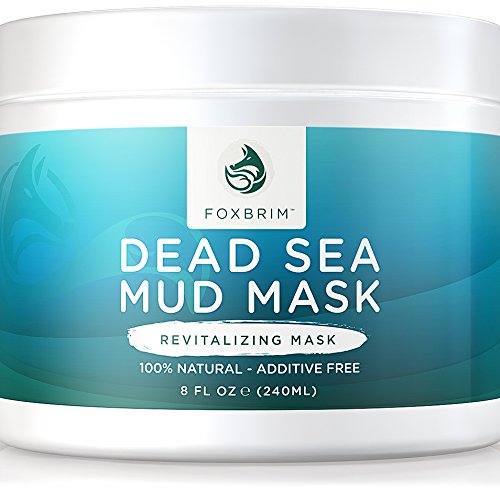Dead Sea Mud Mask - 100% NATURAL Face Mask - Detoxifying & Skin Clarifying - Sacred Dead Sea Mud NO ADDITIVES or Fillers - Clears Skin - Restorative Anti Aging Mask - Imported from Israel - 240mL/8OZ, only $15.95