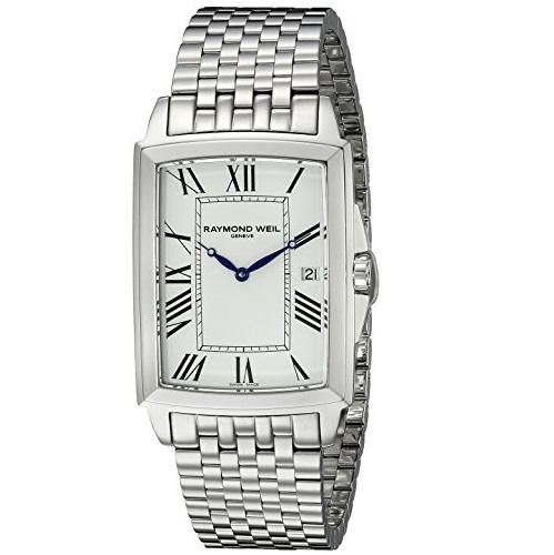 Raymond Weil Men's 5597-ST-00300 Tradition Analog Display Swiss Quartz Silver Watch, only $475.85, free shipping after using coupon code 