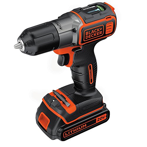 BLACK+DECKER BDCDE120C 20V MAX Lithium-Ion Drill/Driver with Autosense Technology, only $48.82, free shipping