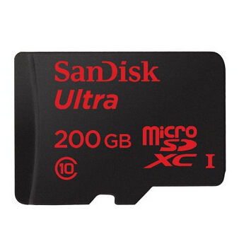 SanDisk Ultra 200GB Micro SD (SDSDQUAN-200G-G4A)  $99.99