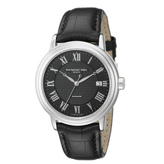 Raymond Weil Men's 2837-STC-00208 Analog Display Swiss Quartz Black Watch $600.59, FREE shipping
