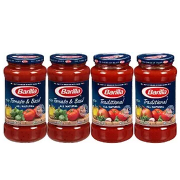 Barilla Pasta Sauce Variety Pack, 24 Ounce, 4 Jars   $6.07