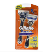 史低价！吉利Gillette男士一次性剃须刀2支装，原价$9.35，现点击coupon后仅售$3.76，免运费！