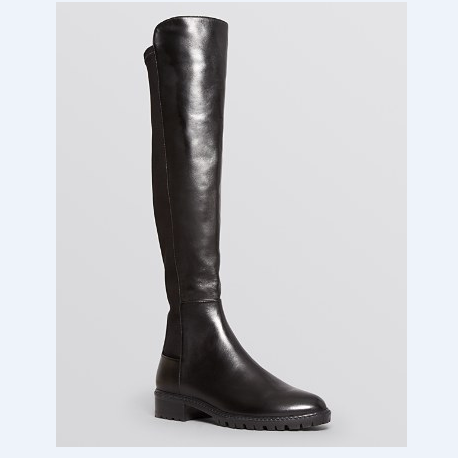 Bloomingdales: Stuart Weitzman女款黑色过膝长靴，仅售$444.50