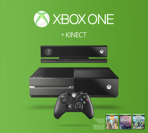 ebay现有Xbox One +Kinect体感+3游戏(舞动全身，Kinect体育竞技，动物园大亨)  仅售$399.99+10% ebay bucks（仅限部分用户）