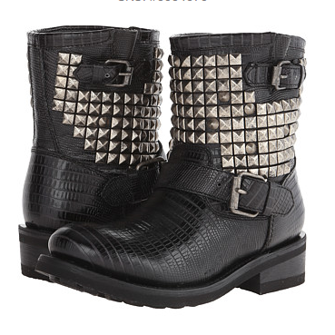 6PM.com: 超火爆好萊塢明星款 ASH Titan黑色鉚釘靴，僅售$157.99