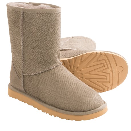 UGG® Australia Classic Short Calf Hair Scales Boots (For Women),only $99.95