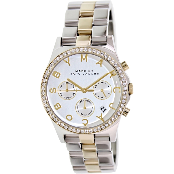 Marc by Marc Jacobs Women's MBM3197 Henry Two-Tone Stainless Steel Watch with Link Bracelet  $104.99 