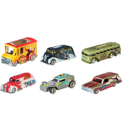 Hot Wheels Pop Culture Collection Marvel Die-Cast Vehicle (6-Pack)  $7.29