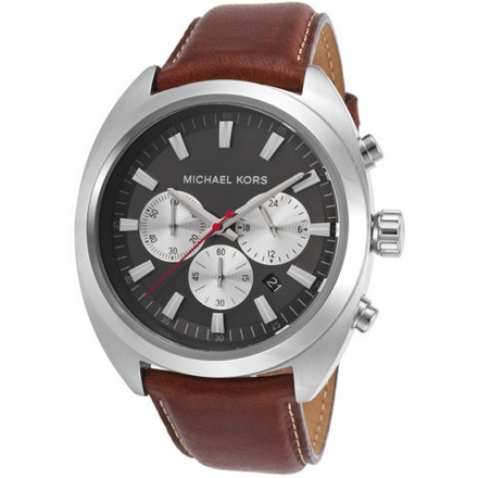 Michael Kors 邁克·科爾斯MK8294男士真皮錶帶石英手錶  特價  $89.99