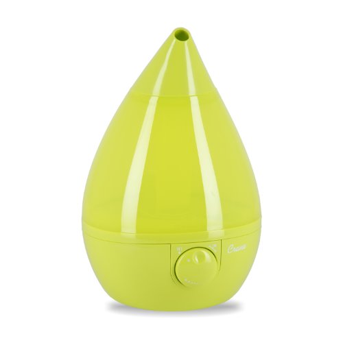 Crane Drop Shape Ultrasonic Cool Mist Humidifier with 2.3 Gallon output per day - Green, only $22.94