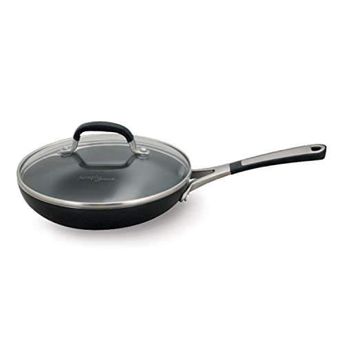 Simply Calphalon Enamel 8 Inch Covered Omelette Pan, Black, only $14.99 
