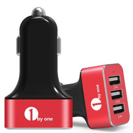 [Most Powerful] 1byone 7.2A/36W Car Charger, Triple 3 USB Port[Smart Port], Smart Sense IC Adapts to All Device Default Charger Rate, Built-in Safety Protection for Apple and Android Devices.  $5.99