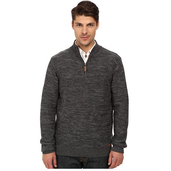 London Fog 1/4 Zip Marled Textured Sweater, only $24.00