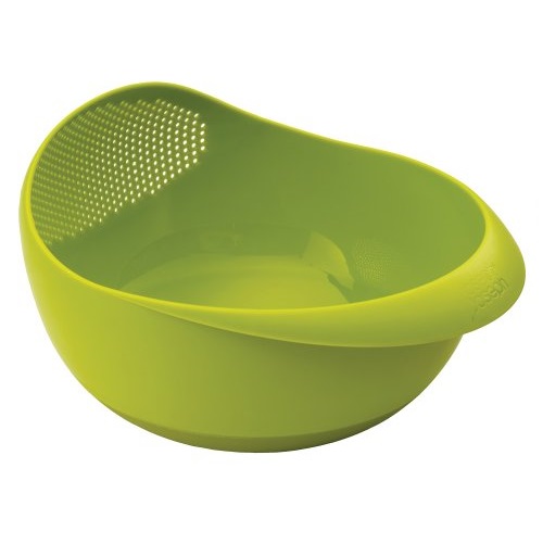 Joseph Joseph Prep and Serve Multi-Function Bowl with Integrated Colander, Large, Green, only $10.92