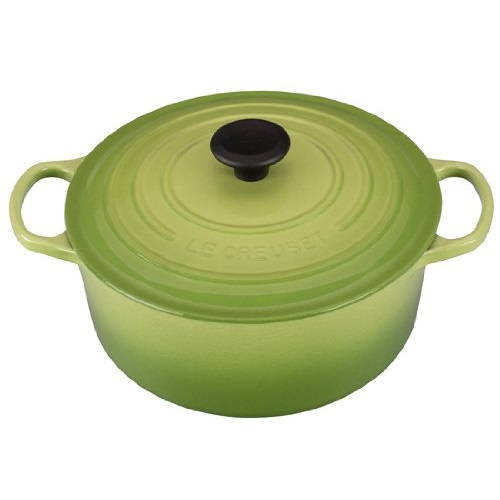 Le Creuset Signature Enameled Cast-Iron 5-1/2-Quart Round French (Dutch) Oven, Palm, only $204.10, free shipping