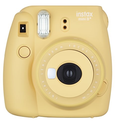 Fujifilm Instax Mini 8+ (Honey) Instant Film Camera + Self Shot Mirror for Selfie Use - International Version, only $65.00 , free shipping