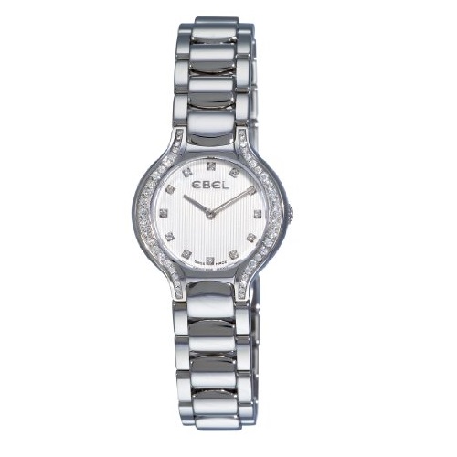 EBEL New Beluga Mini Silver Dial Stainless Steel Bracelet Ladies Watch, only $1499.00, free shipping after using coupon code 