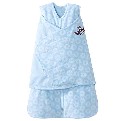 HALO SleepSack Micro Fleece Swaddle, Blue Aviator, Small, only $14.92 after automatic discount at checkout