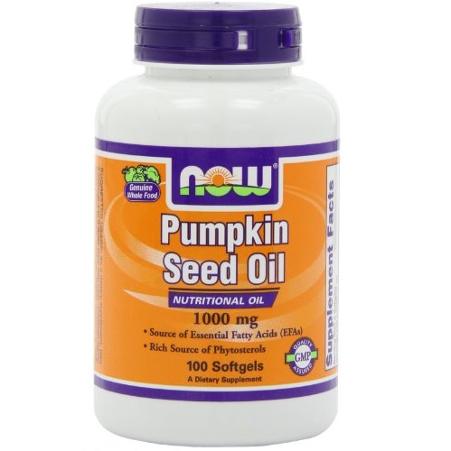 Now Foods Pumpkin Seed Oil 1000mg Soft-gels, 100-Count, only $6.61