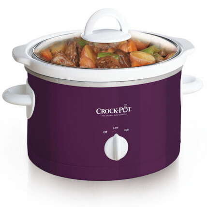 Crock-Pot® 2.5-Quart Manual Slow Cooker, Purple SCR250P-MJ  $12.99