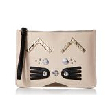 Marc by Marc Jacobs Screwed Up Faces Gato Wristlet Zip Pouch Coin Purse  $47.33