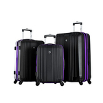 Olympia USA Apache 3-Piece Expandable Hard-Case Luggage Set with Spinner Wheels  $142.49
