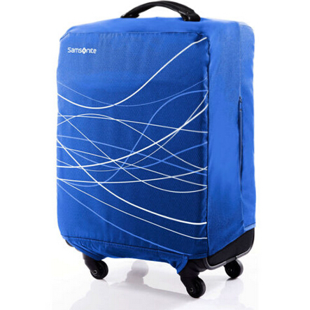 新秀丽Samsonite 可折叠行李箱罩子, 大号蓝色  $14.99