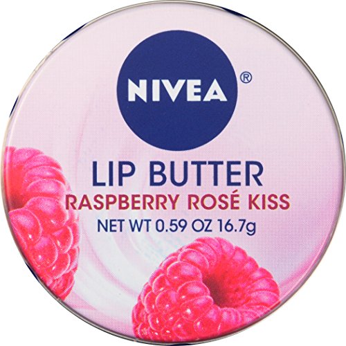 史低价！Nivea 妮维雅玫瑰树莓润唇膏，0.59 oz，原价$3.99，现点击coupon后仅售$1.74，免运费
