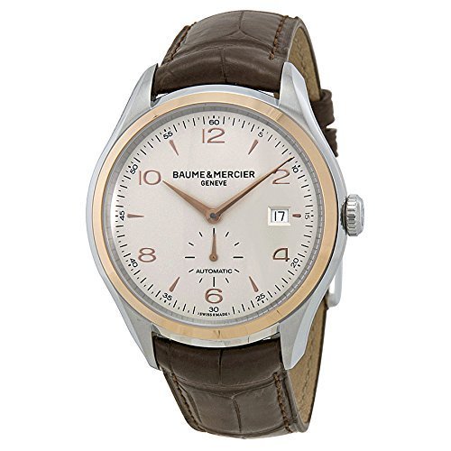 BAUME ET MERCIER Clifton Automatic Silver Dial Brown Leather Men's Watch Item No. 10139,only $1395.0, free shipping after using coupon code