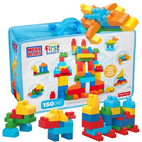 Mega Bloks First Builders Deluxe Building Bag, 150-Piece, only $11.99