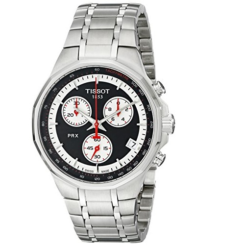 Tissot Men's T0774171105101 T-Classic PRX Analog Display Swiss Quartz Silver Watch, only $249.00, free shipping
