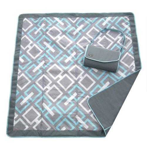 JJ Cole Outdoor Blanket,Gray, 5' x 5', only  $18.58