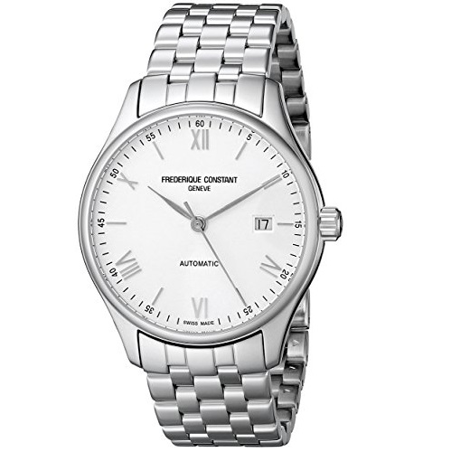 Frederique Constant Men's FC303WN5B6B Index Analog-Display Swiss Automatic Silver-Tone Watch, only $469.11, free shipping after using coupon code 