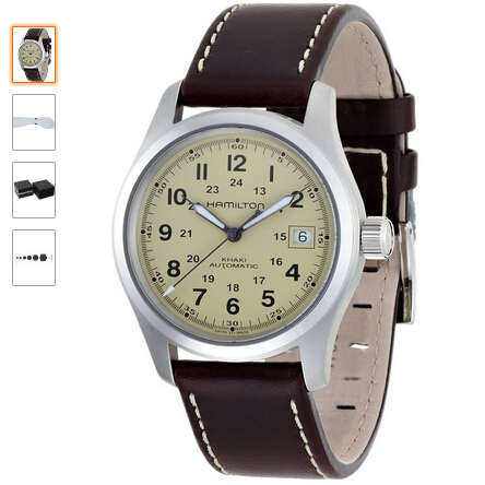 Hamilton漢密爾頓  H70455523 Khaki 卡其野戰系列 男士自動機械手錶 特價 $395.00
