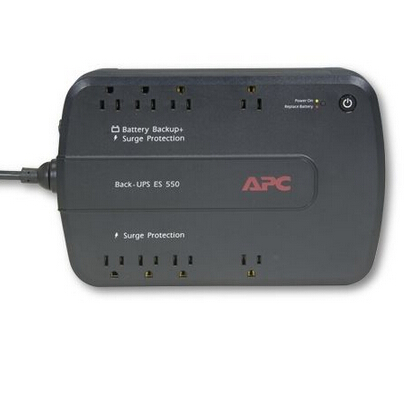 APC 550VA UPS - 8-Outlet, 330 Watts, 120 Volts, Energy Saving Technology, Data L  $34.99