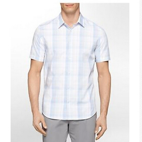 Calvin Klein 男士衬衫低至$14.99