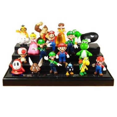 18 Pc Super Mario Brothers Figures Set - 2