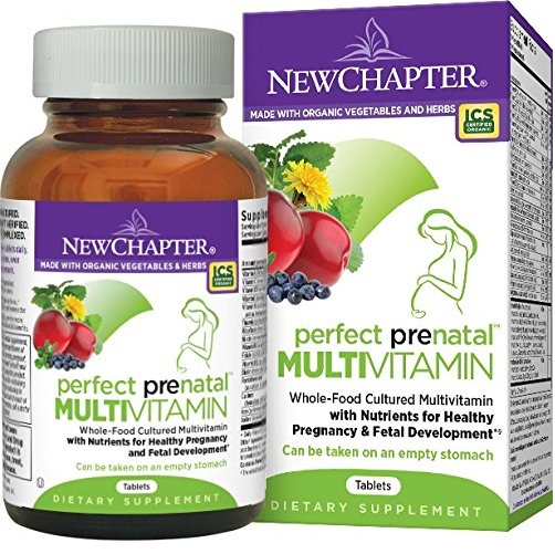 New Chapter Perfect Prenatal Vitamins Fermented with Probiotics + Wholefoods + Folate + Iron + Vitamin D3 + B Vitamins + Organic Non-GMO Ingredients - 96 ct , only$26.59, free shipping afterusing SS
