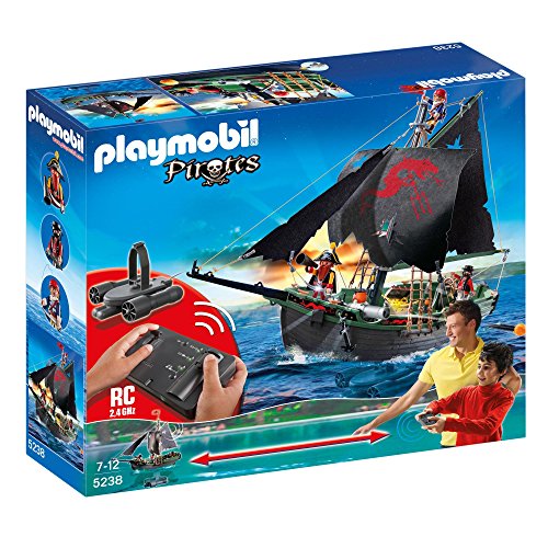 PLAYMOBIL Pirates Ship with RC Underwater Motor, only $54.36, free shipping