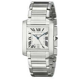 Cartier Men's W51002Q3 Tank Francaise Stainless Steel Automatic Watch $2,767.05