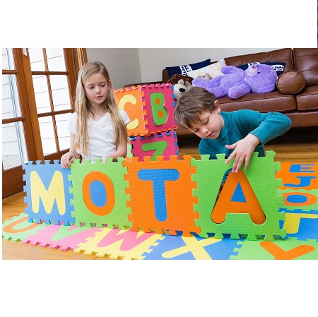 史低價！MOTA Alphabet ABC 兒童學字 泡沫地板拼圖，原價$89.99，現使用折扣碼后僅售$14.99