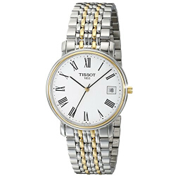 Tissot Men's T52248113 T-Classic Desire Two-Tone Watch, only $208.89, free shipping