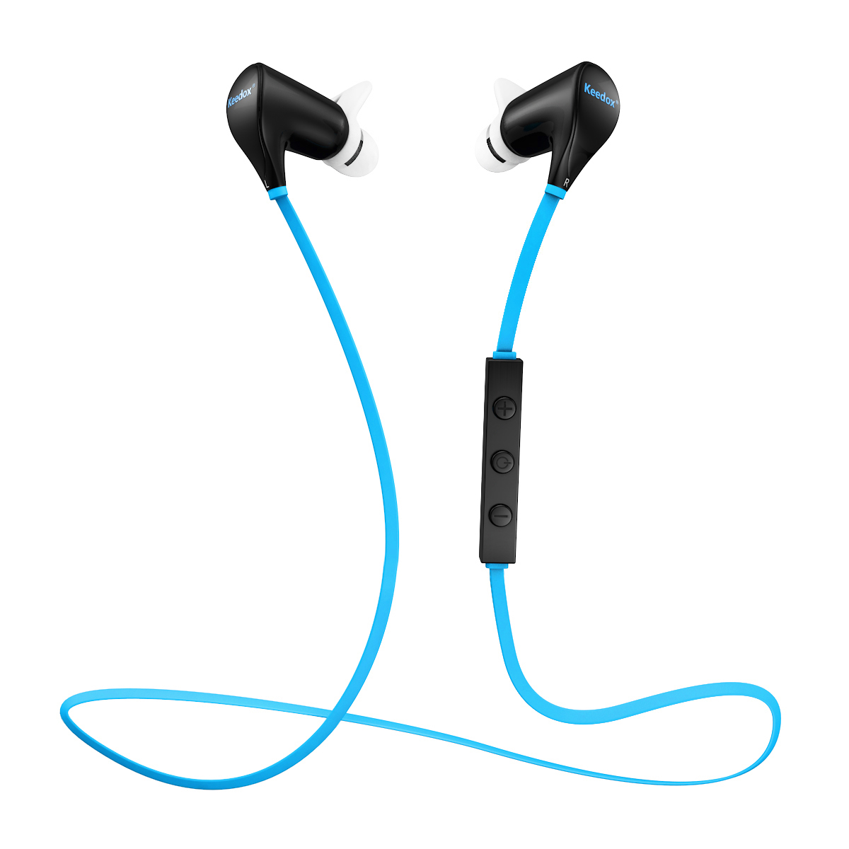 Keedox Wireless Earbuds Bluetooth 4.1 Stereo Headset Noise Cancelling Sports Earbuds for Running  $21.99
